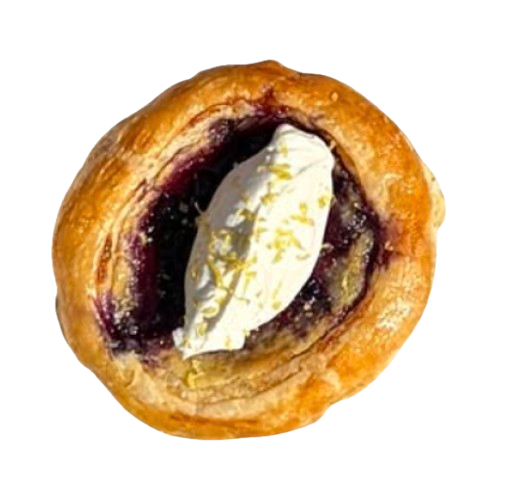 Lemon blueberry danish