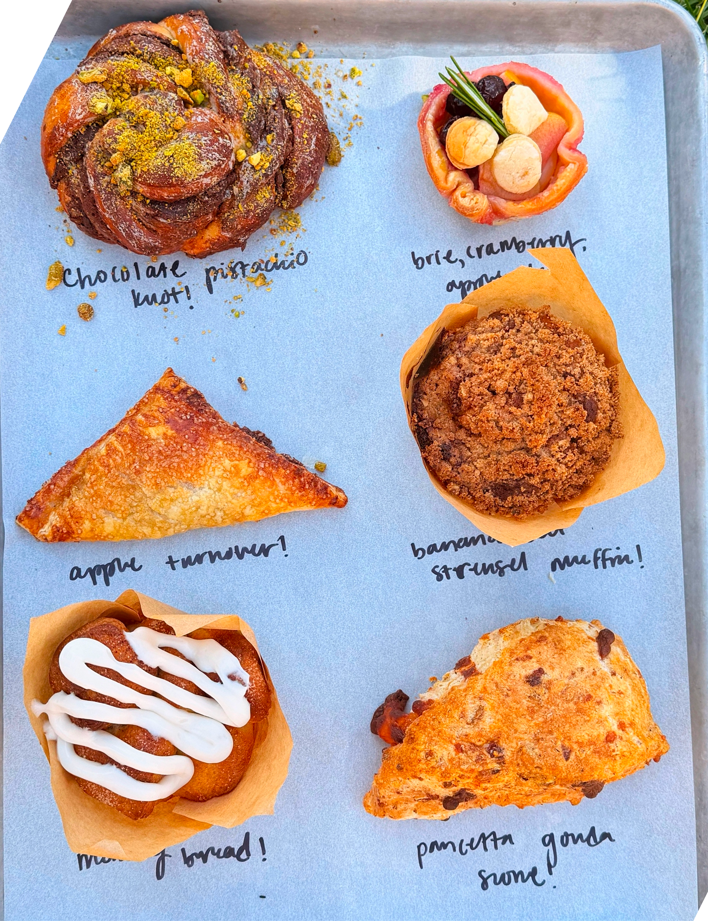 Menu tray