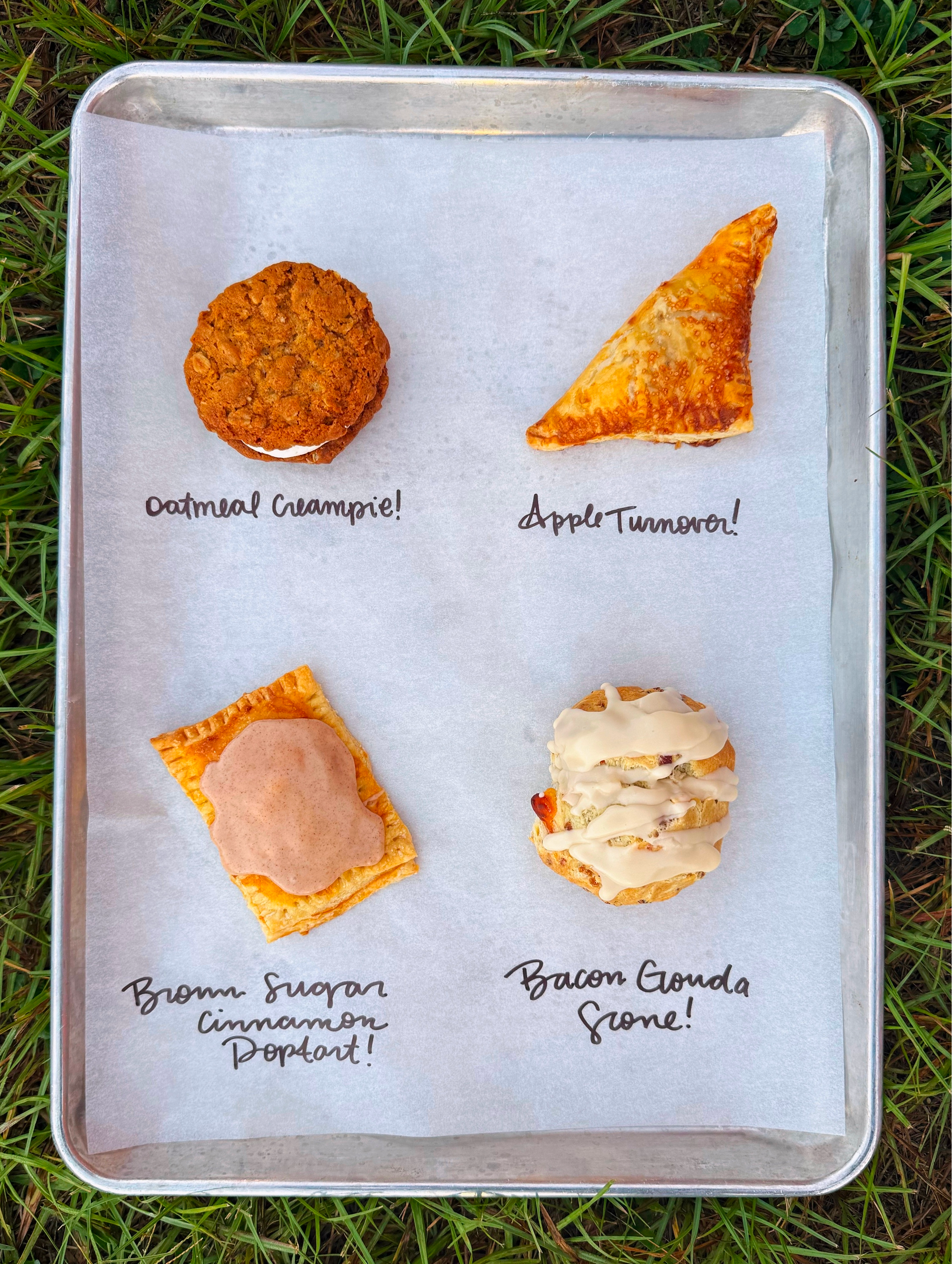 Menu food plates